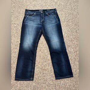 Salvage Anarchy Straight Jeans Relaxed Fit Designed For Buckle Sz 38R